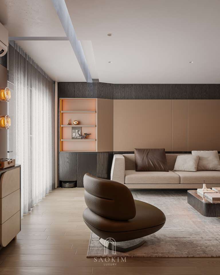 Thiết kế chung cư The Zenpark phong cách hiện đại luxury